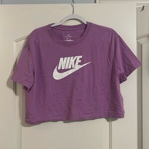 Nike Crop Purple Womens L
